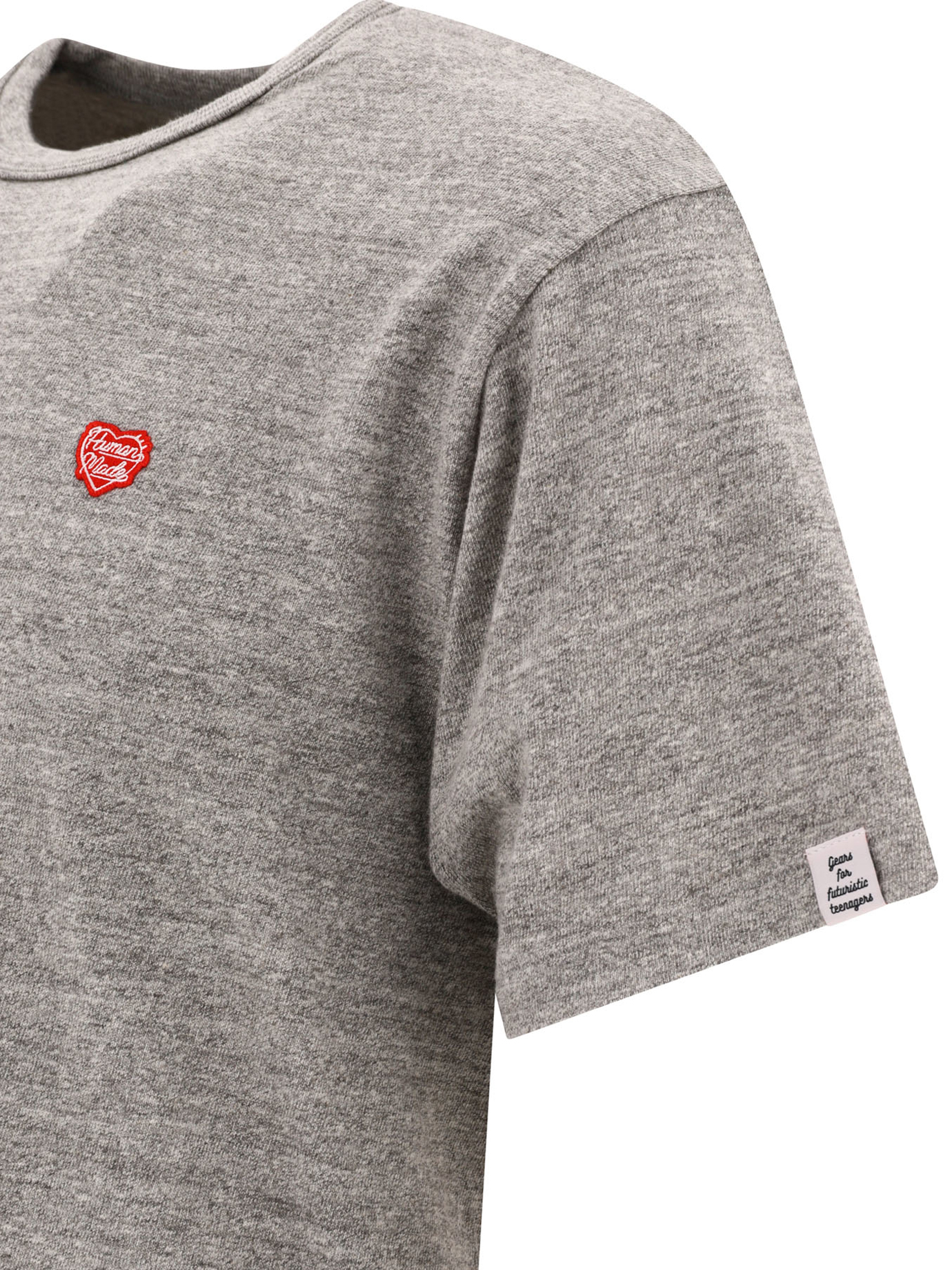 HUMAN MADE Grey Heart Badge t-shirt